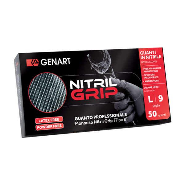 nitril grip guanti officina spessore maggiorato